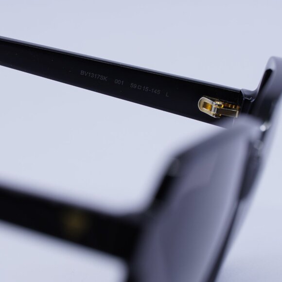 ?️ New Bottega Veneta BV1317SK 001 Sunglasses - Black Frame, Grey Lenses
